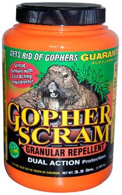 Enviro Protection Ind 13004 Gopher Scram Granular Repellent, 3.5-Lbs. - Quantity 7