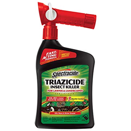 Spectracide Triazicide Insect Killer For Lawns & Landscapes Concentrate (Ready-to-Spray) (Pack of 6) (HG-95830) (32 fl oz)