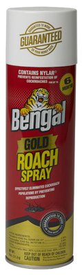 NIB 12/PACK BENGAL CHEMICAL GOLD 92464 11OZ GOLD ROACH SPRAY AUTH DEALER