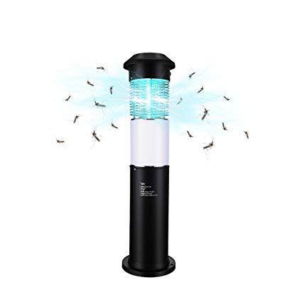 Trapro Electronic Insect Killer Bug Zapper with Dusk to Dawn Light Sensor and 5,000 Volt Powerful Killing Grid, for Outdoor Use Only