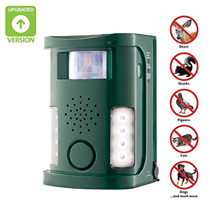 Hoont Powerful Electronic Outdoor/Indoor Animal, Rodent and Pest Repeller - Motion Activated [UPGRADED VERSION]