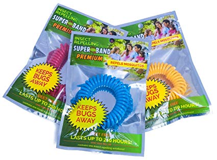 Superband PREMIUM Insect Repellent Bracelet: Assorted Colors (200)