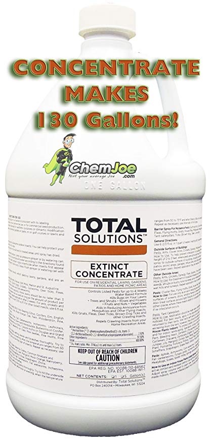 Total Solutions Extinct Concentrated Liquid Insect Killer - 4 Gallon Case
