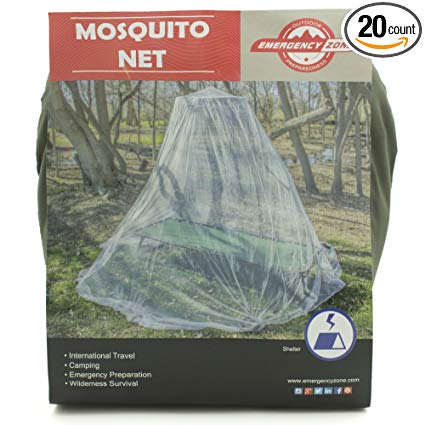 Emergency Zone Canopy Insect Shelter. Protection, Lightweight, Fight Against Diseases. Avaliable in 1, 2, 3, 4, 20 Packs
