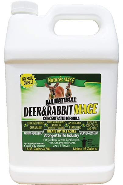 Nature’s MACE Deer and Rabbit Repellent 1 Gallon Concentrate