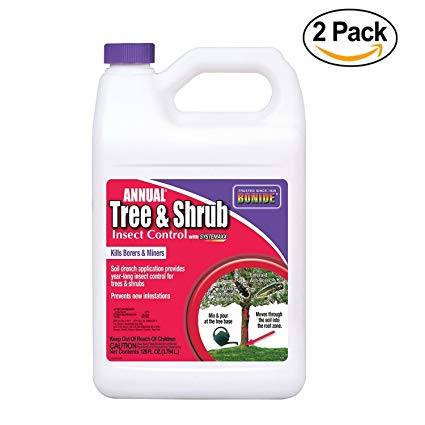 Bonide 611 Annual Tree and Shrub Insect Control, 128 Fl oz(1 Gallon) (Pack of 2)
