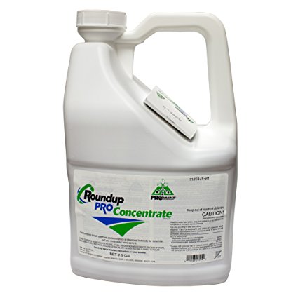 Round Up Pro Concentrate 50.2% Glyphosate 5 Gallons 2 x 2.5/gal jug Systemic Herbicide