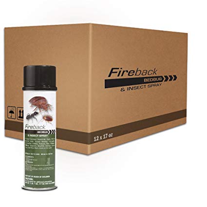 Fireback Bedbug and Insect Spray 1 Case (12) * 17 Oz Cans