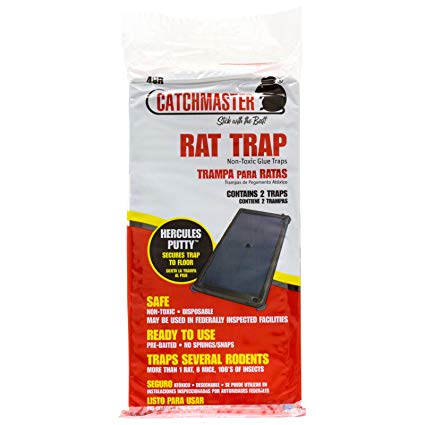 Rat Glue Boards 48 Pack Rats Snakes Mice Catchmaster 48r Deep Rat Glue Traps